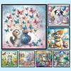 (Multi-Style)Animal-Partial Special Shaped Diamond Painting 40*40CM