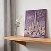 (30x40cm)DIY Pearl Painting Framed Eiffel Tower Handmade Pearl Material Art Kit Living Room Decor