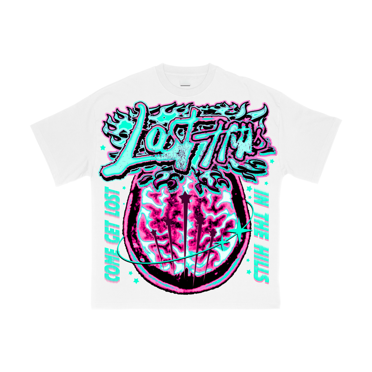 Retro Lost In The Hills Come Get Lost Graphics Cotton T-Shirt / TECHWEAR CLUB / Techwear