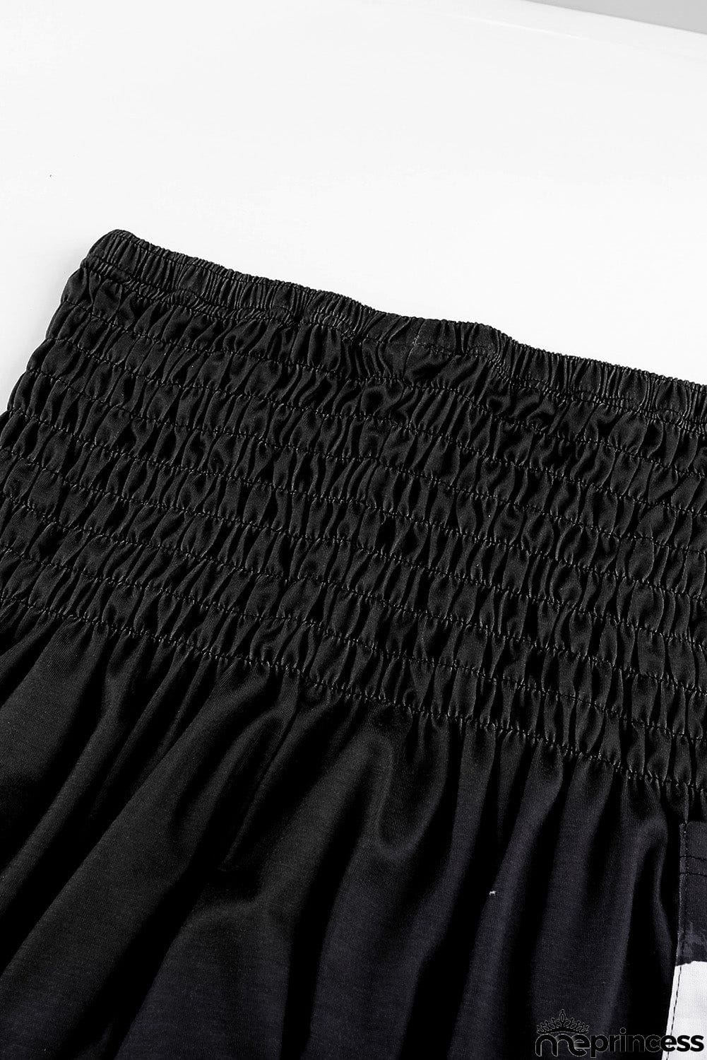 Black Tie-dye Loose Hippy Harem Casual Pants