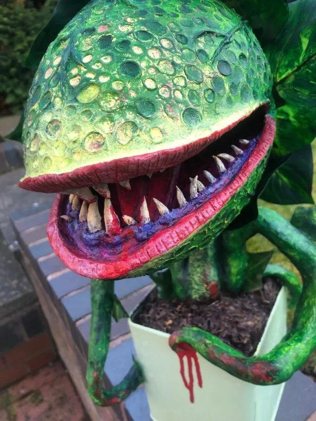 Little Shop of Horrors Man Eating Plant Sculpture Movie