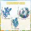 6Pcs DIY Diamond Painting Wind Chimes Crystal Window Suncatcher Craft Set Birthday Gifts Home Garden Decor