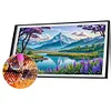 Diamond Painting-DIY Full Round Drill Mountain Peak(70*40 CM)