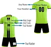 Custom Soccer Jersey Sport Training green Soccer Personalized Name Number Logo