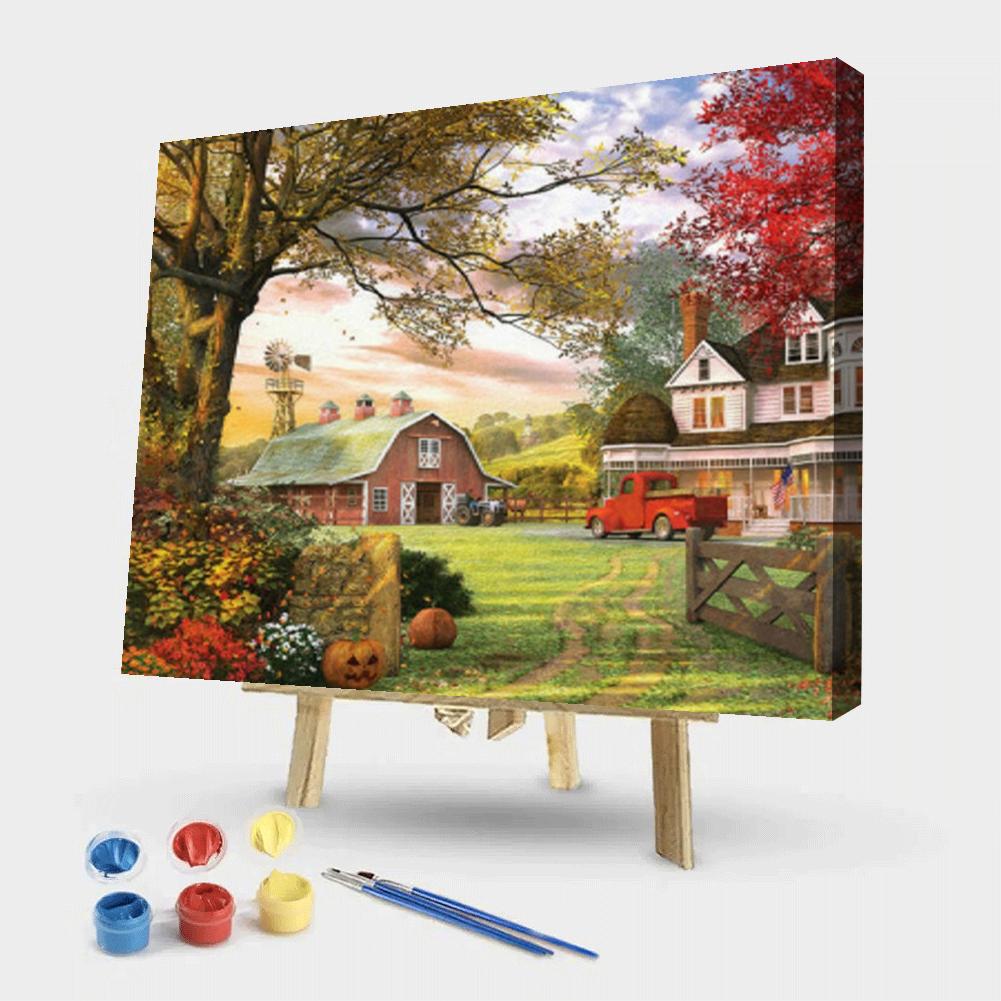 

50*40CM - Paint By Numbers - Rural Beauty, 501 Original