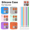 Silicone Cover Case for YOTO Mini Music Players Portable Protective Cover with Lanyard Anti-Slip Travel Carrying Case Scratch-Resistant