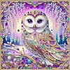 Framed Diamond Painting - Special Shaped - Owl (25x25cm)