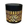 Decorative Solar Mandala Lights Waterproof Solar Powered Deck Step Wall Lights for Garden Post Patio Backyard Yard Decor