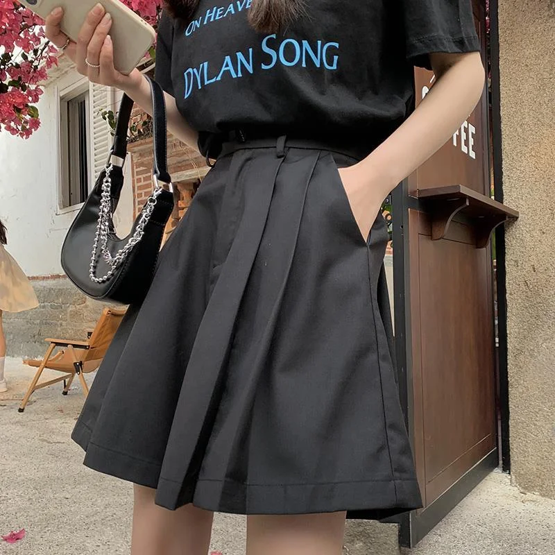 Black Shorts Women Pocket Fashionable Loose Casual All-match Summer Plus Size S-4XL Student Simple Design Trendy Mujer Trousers