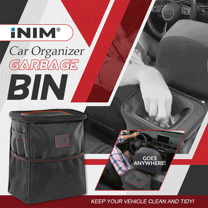 INIM® Multipurpose Car Organizer Garbage Bin