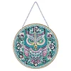 Diamond Painting Wooden Owl Hanging Clock Kit