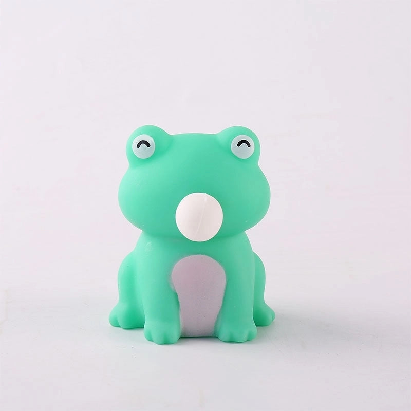 New Decompression Small Yellow Duck Spit Bubble Compressible Extrusion Vent Pvc Toy