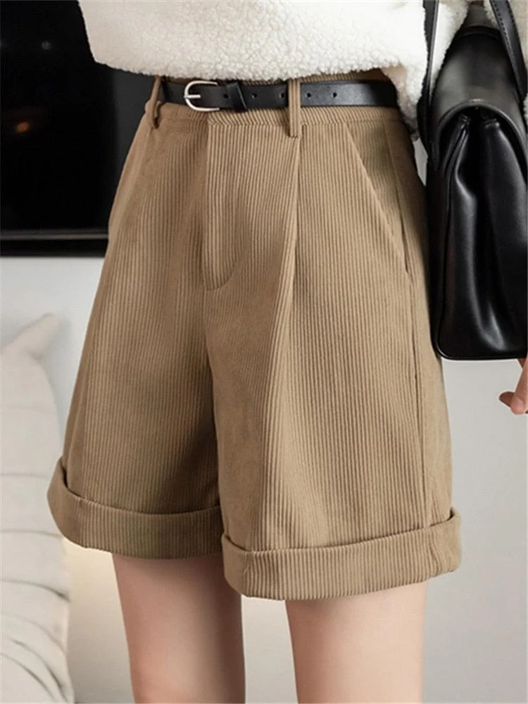 Brownm Academia High Waist Shorts