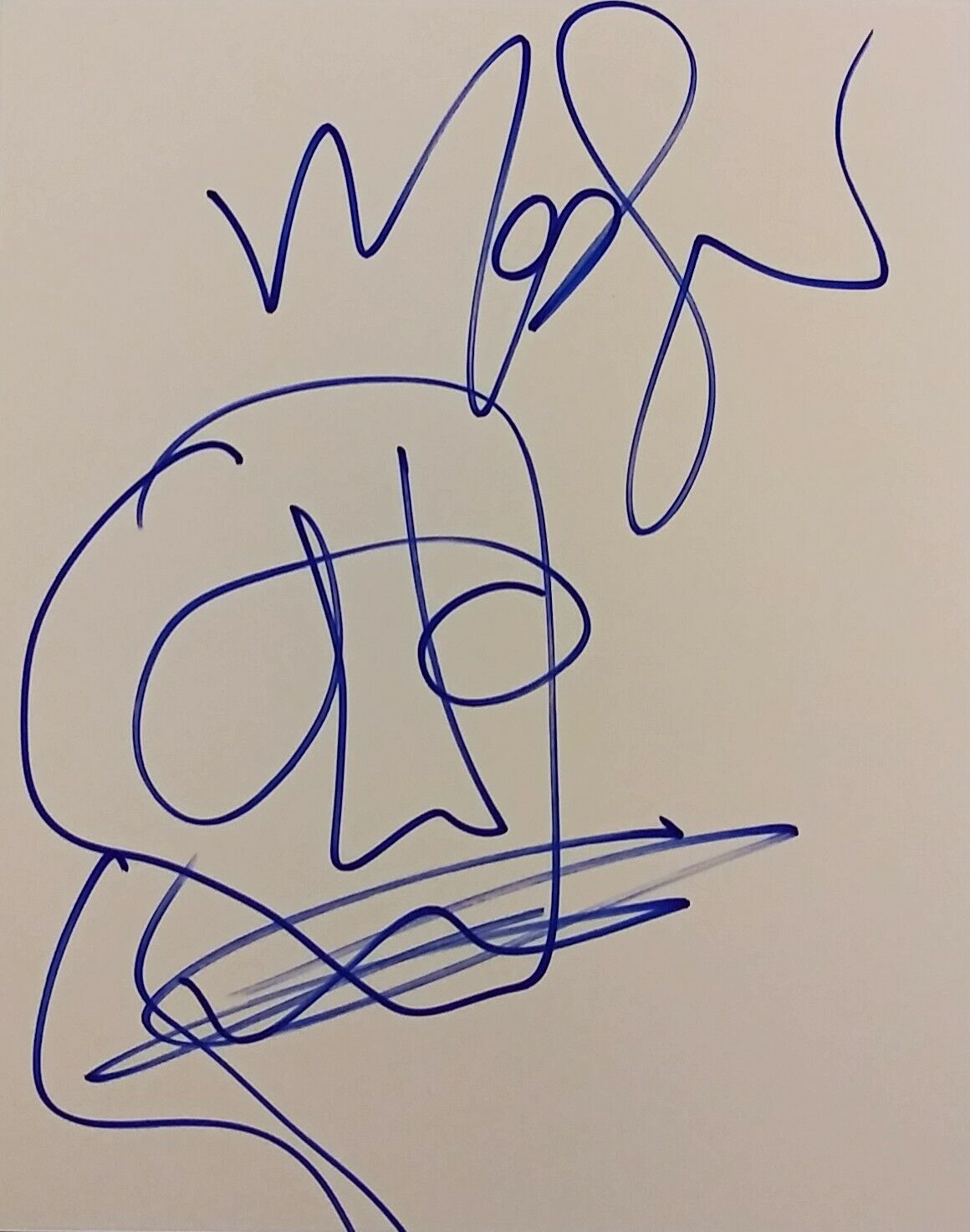 Mod sun signed 8 x 10 sketch