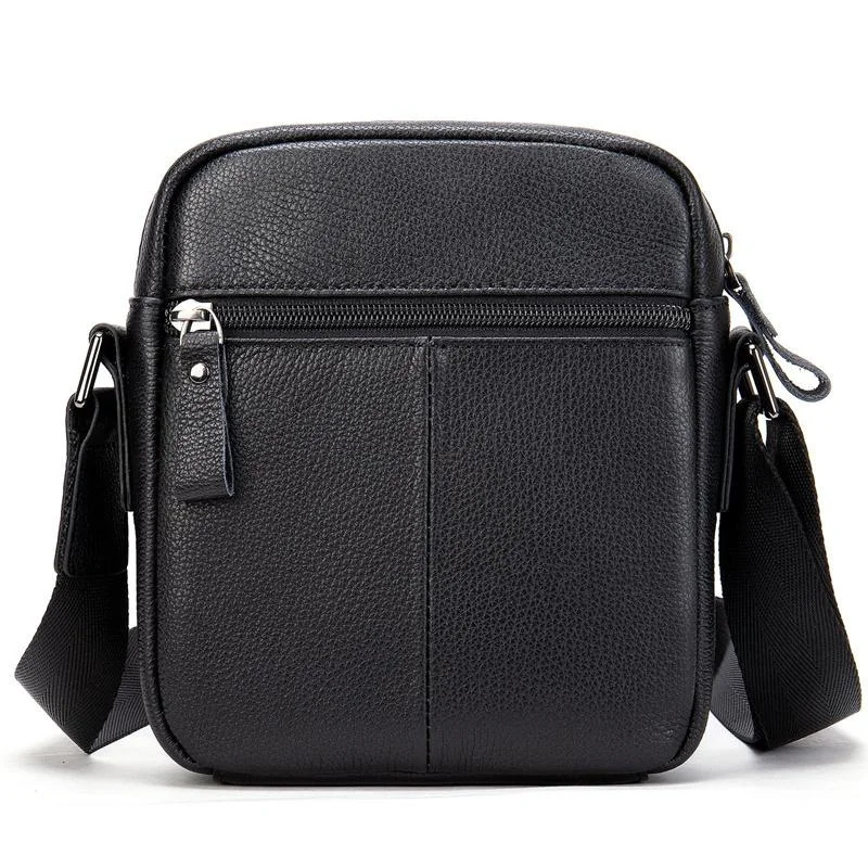 Simple Style Leather Shoulder Bag Crossbody Bag