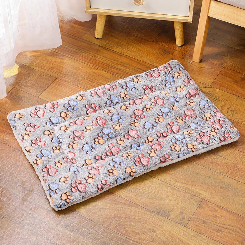 Spot Pet Sleeping Mat Thickened Autumn And Winter Warm Mat Cat Dog Universal Blanket Mat Pet Supplies