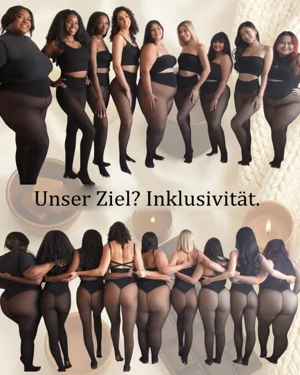 🔥Neue Leggings mit Kompressionsg&uuml;rtel, einfacher Naht, halbtransparentem Fleecefutter🎁