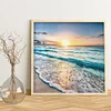 11CT Counted/Stamped Sunset By The Sea-Cross Stitch-40*40cm