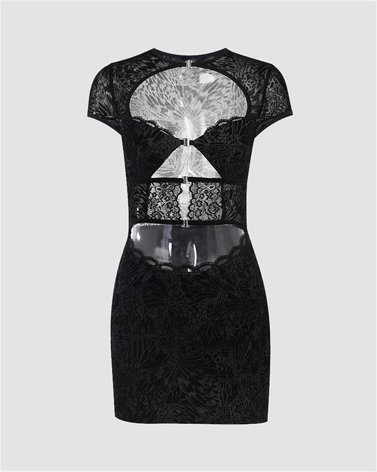 All Around Me Lace Bodycon Dress