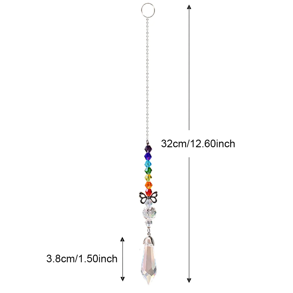 Cartoon Crystal Pendant Necklace Heart Leaf Jewelry Charm Fashion Accessory