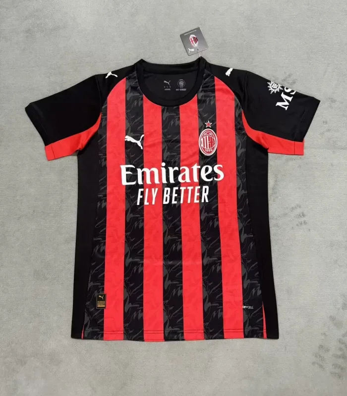 Fans Edition 2025-2026 AC Milan Home Football Jersey