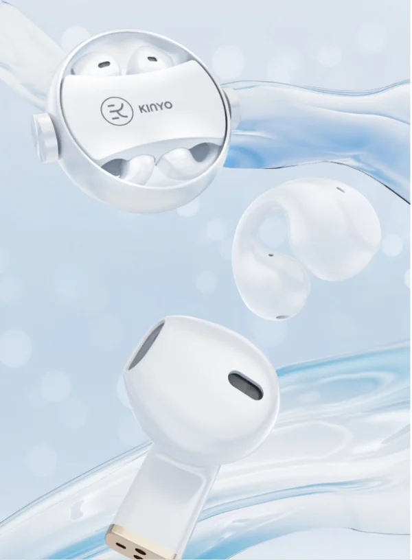 Rotating Dual Earphones Small Wireless Earphones With Long Battery Life