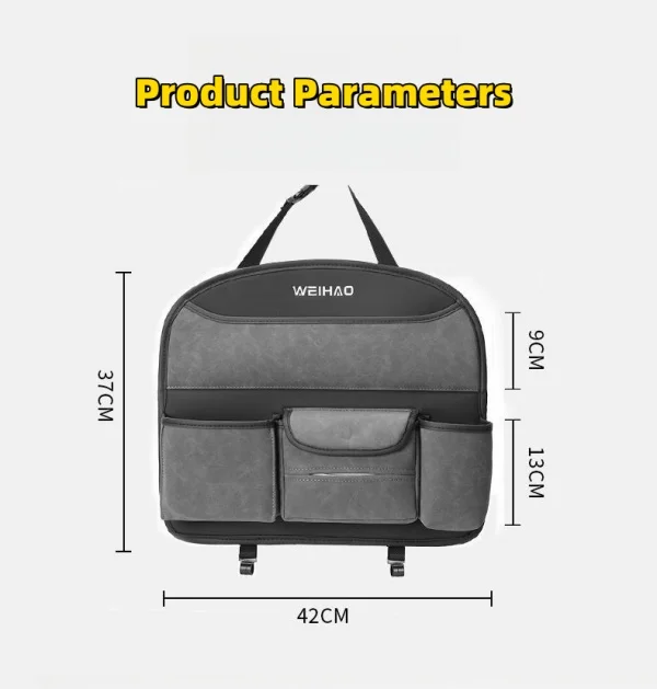 Multifunctional Car Seat Back Storage Bag