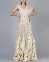 Ruffles Gown