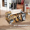 Diamond Painting Tissue Box Kits Decorative Rhinestone Craft Kit (Winter Hound)