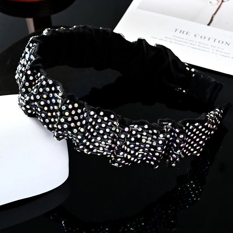 Retro Geometric Rhinestone Hair Band 1 Piece