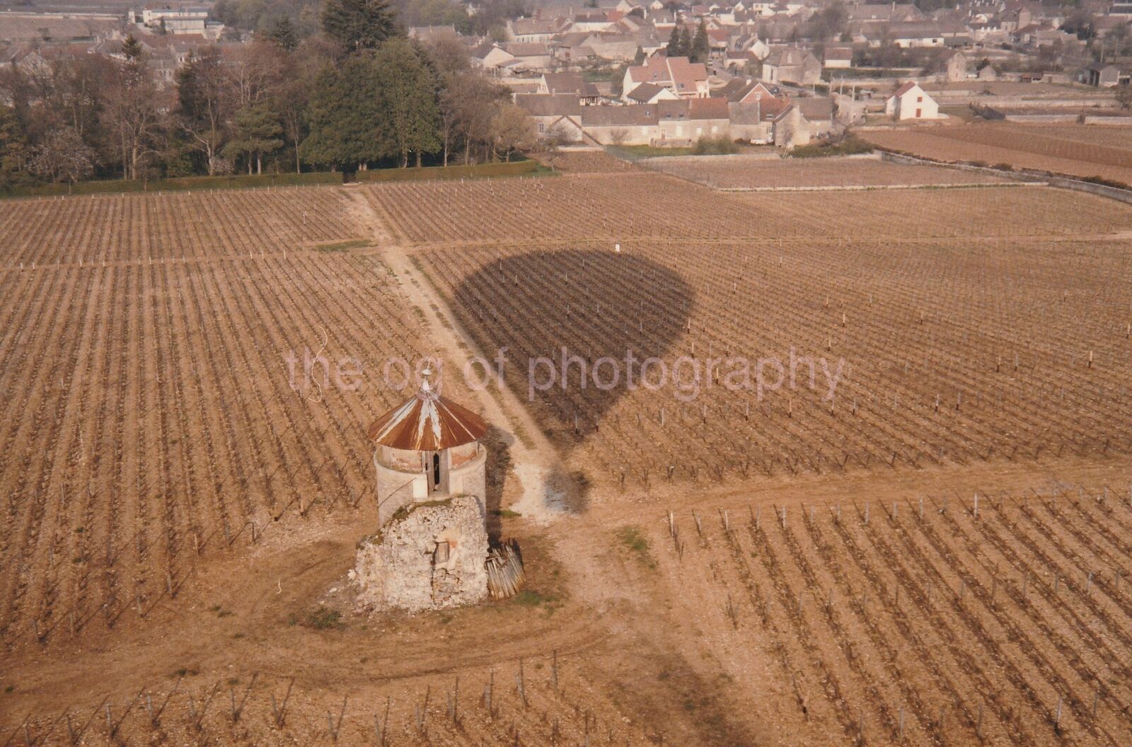 Shadow From A Hot Air Balloon FOUND Photo Poster painting Original Snapshot VINTAGE 95 10 C