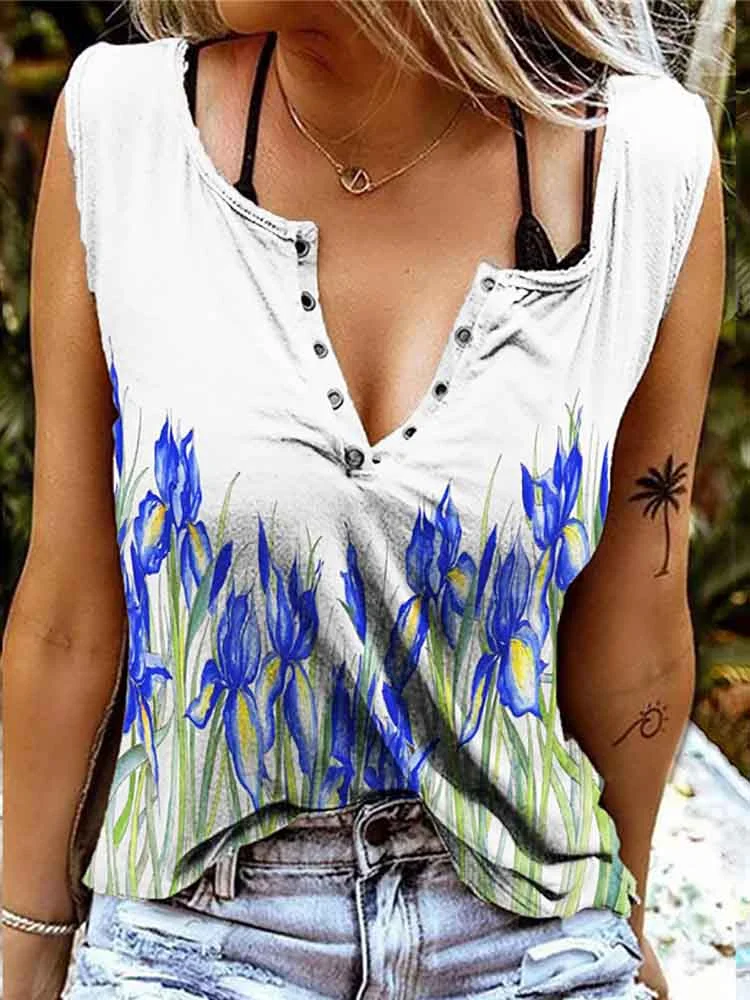 Women Half Sleeve V-neck Solid Color Dress