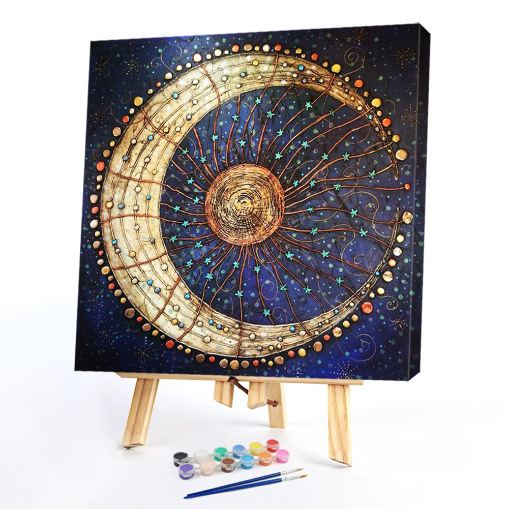 

Moon Totem - Paint By Numbers - 40*40CM, 501 Original