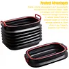 37L Car Trash Can Folding Bucket Multifunctional Storage Bucket Car Rubbish Bin