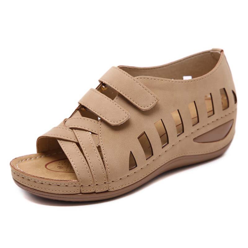 Women Sandals 2020 Summer Shoes Women Wedges Shoes With Platform Sandals Soft Leather Gladiator Sandalias Mujer Heels Sandals