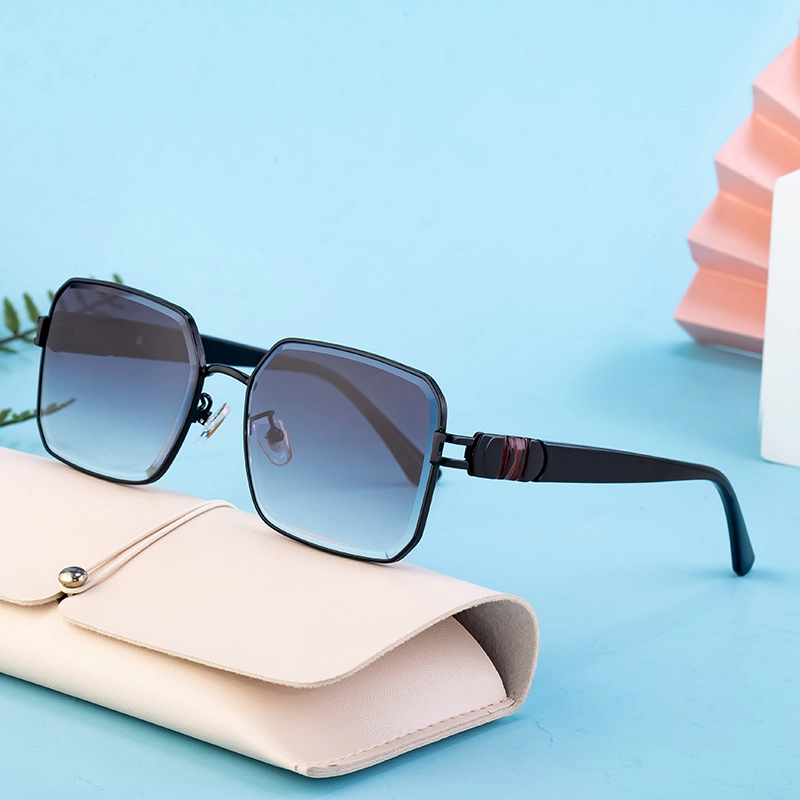 Casual Vacation Solid Color Pc Square Full Frame Women’s Sunglasses