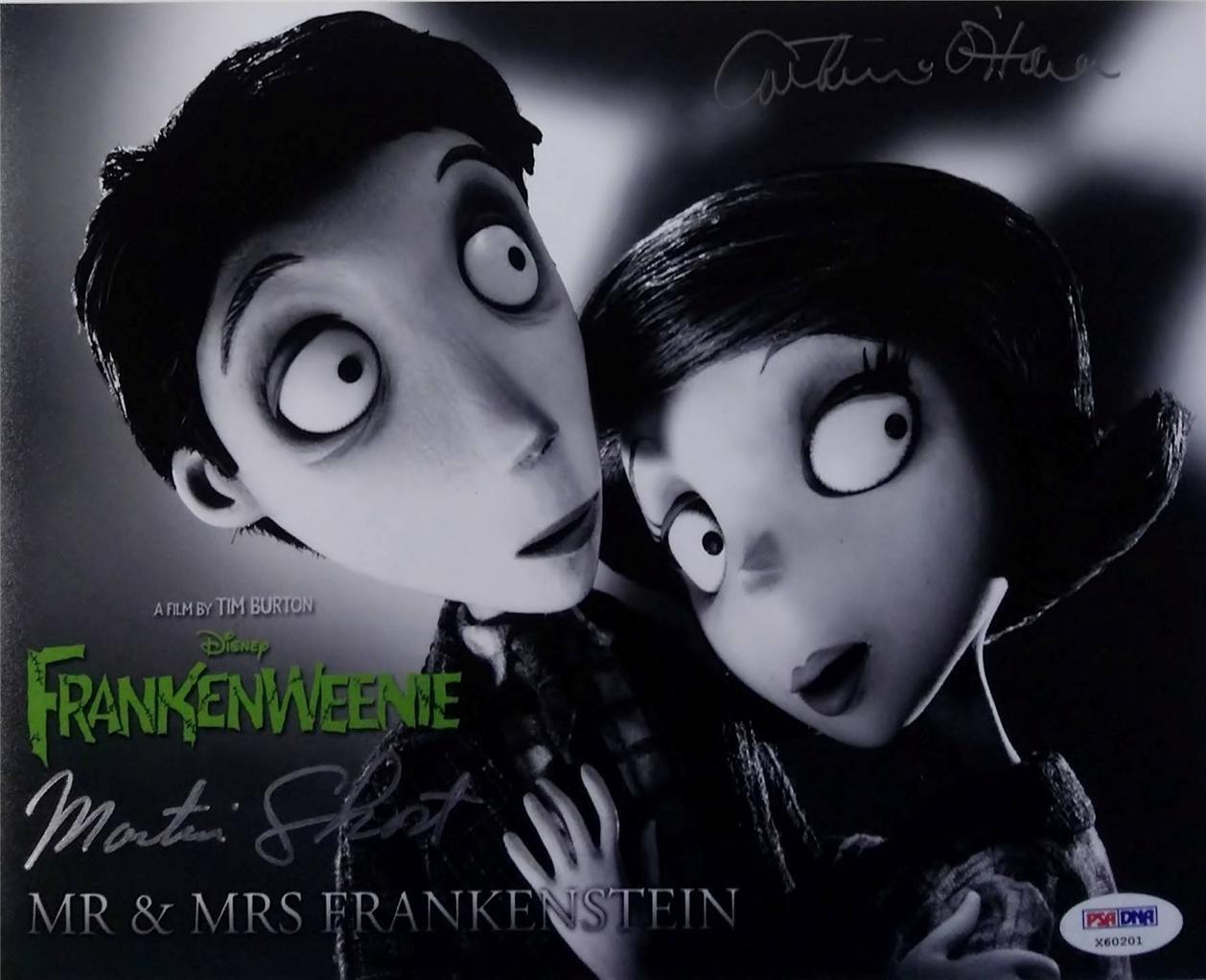 Martin Short Catherine O'Hara Dual Signed Frankenweenie 8x10 Photo Poster painting PSA COA Auto