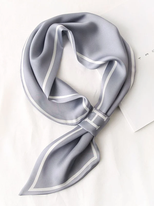 Urban Simple Sun-Protection Letter Print Scarf