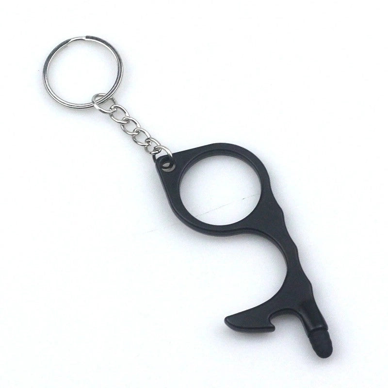 Minimalist Solid Color Alloy Plating Keychain