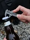 Mini Vernier Caliper Measuring Tool 0-50mm Sliding Scale Manual Non Digital Calipers Zinc-Aluminum Alloy for Bead Wire Mechanical Parts Jewels Rings