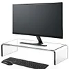 Acrylic Monitor Stand Clear Monitor Riser Desk Laptop Stand Riser Computer Stand