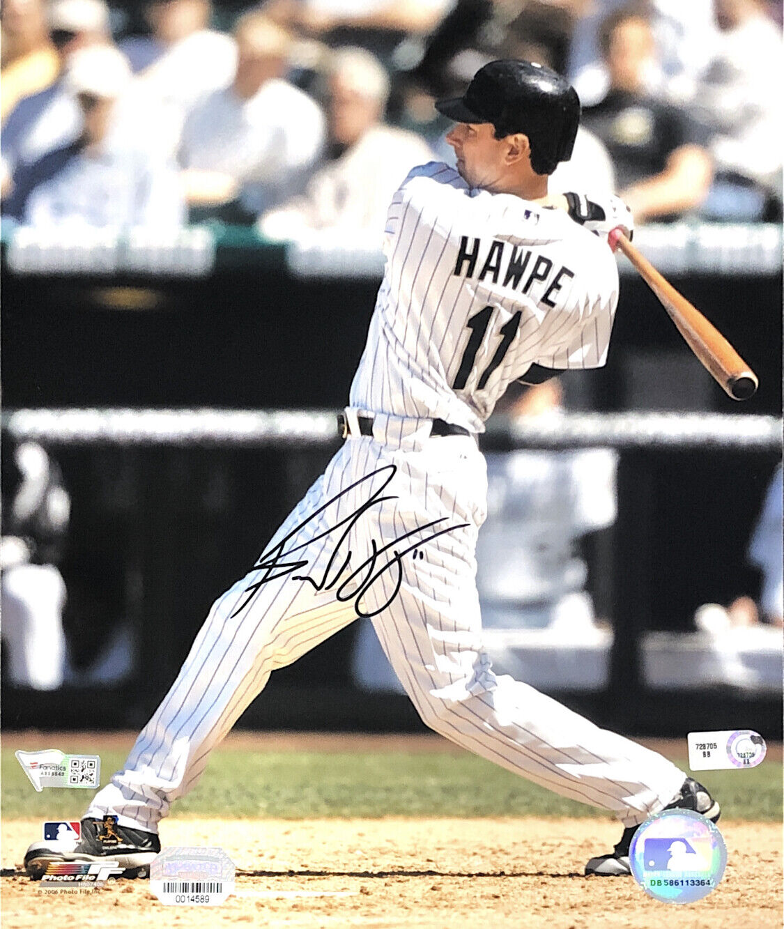 BRAD HAWPE HAND SIGNED AUTOGRAPHED 8X10 BASEBALL Photo Poster painting WITH FANATICS COA 1