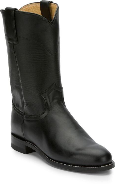 JUSTIN CORA BLACK WOMEN'S WESTERN BOOT-L3703