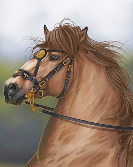 

Brown Horse – Paint By Numbers - 40*50CM, 501 Original