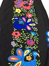 Vintage Colorful Printed Maxi Dress