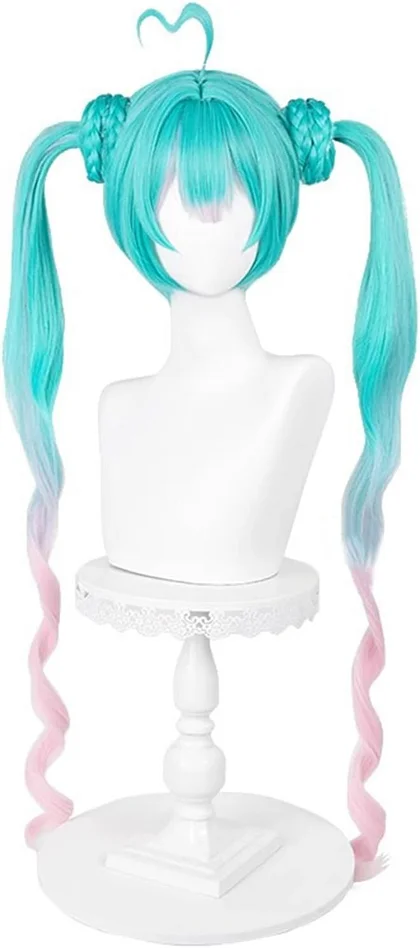 ⚠︎ゆうき⚠︎初音ミク✴︎ウィッグ✴︎セット込み azuiblc 初音ミク ウィッグ 初音ミク ウィッグ