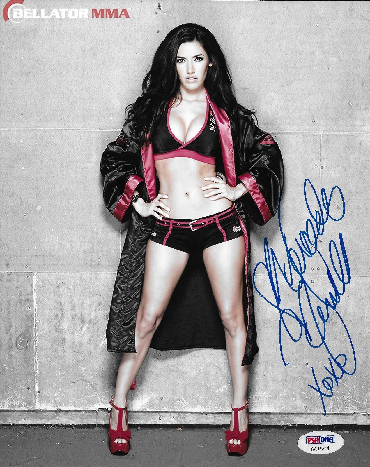 Mercedes Terrell Signed 8x10 Photo Poster painting PSA/DNA COA Bellator MMA Picture Autograph 3