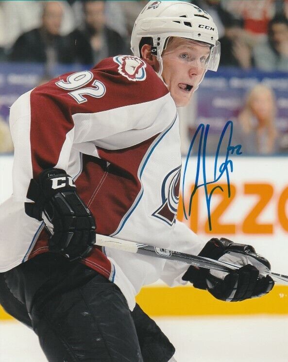 GABRIEL LANDESKOG SIGNED COLORADO AVALANCHE 8x10 Photo Poster painting #7 Autograph