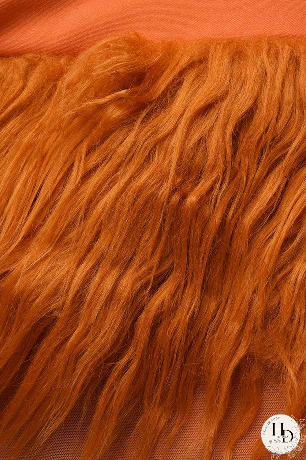 Orange Sexy Solid Patchwork Feathers Asymmetrical V Neck Pencil Skirt Dresses