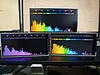 3.7-inch music spectrum desktop weather clock